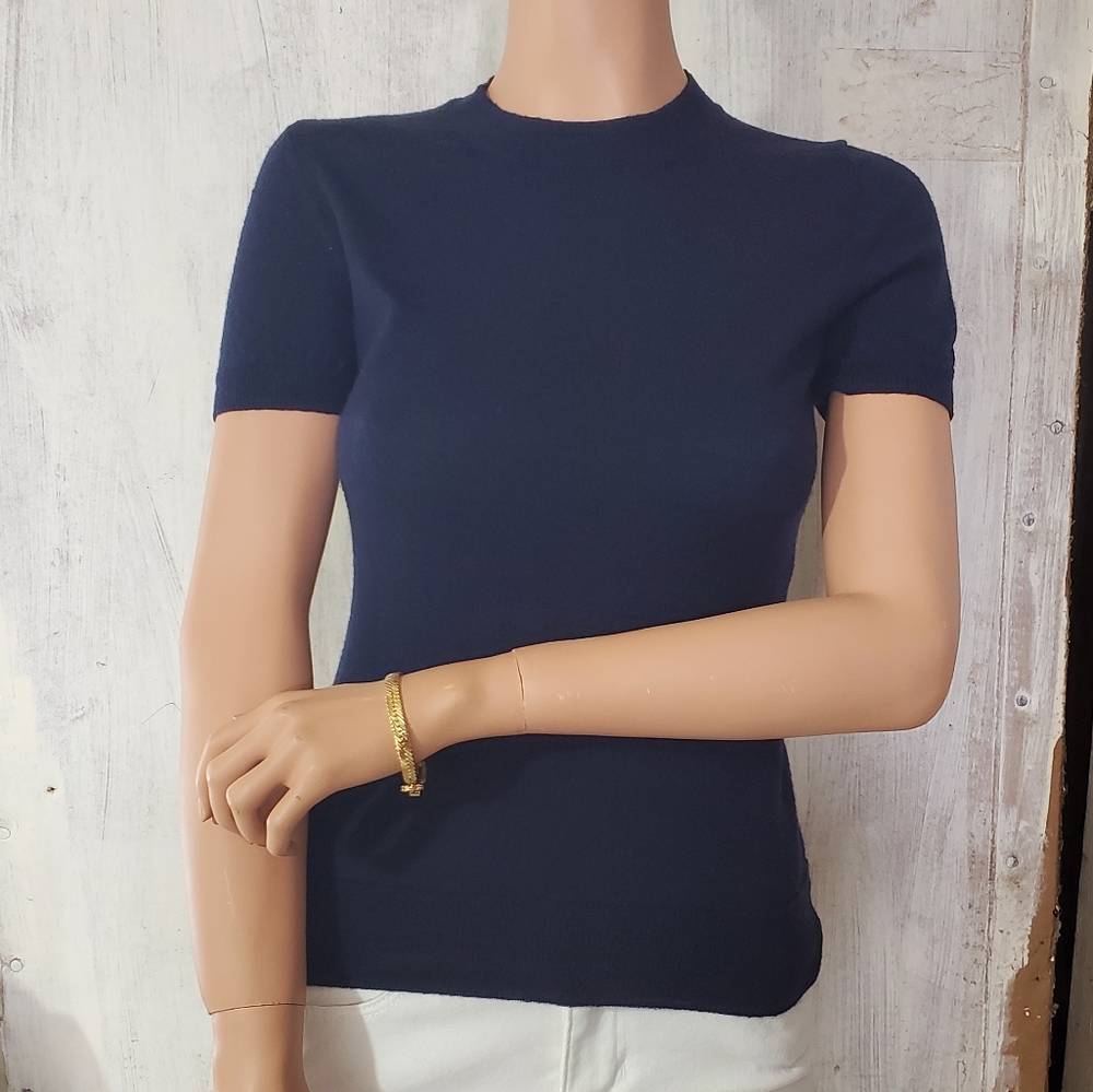 Grana Crewneck Short Sleeve Sweater
